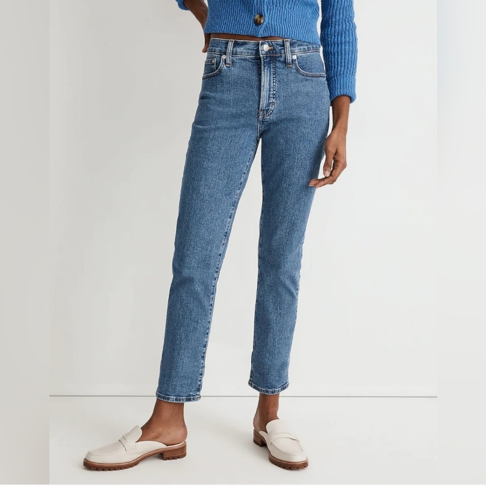 Madewell Mid-Rise Perfect Vintage Ankle Jeans In Knowland Wash